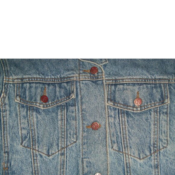 Gently Used Women's Vintage Original Outlaw BlueJeans Denim Jacket Size M - Picture 5 of 5